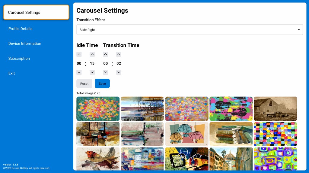 Adjust Transition Settings