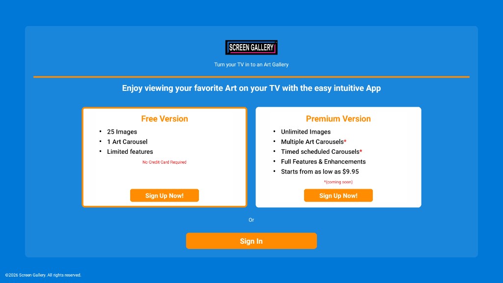 Choose FREE or Premium Version